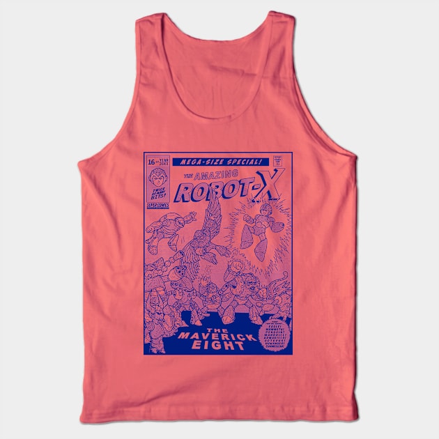 Amazing Robot X LINES Tank Top by Firebrander